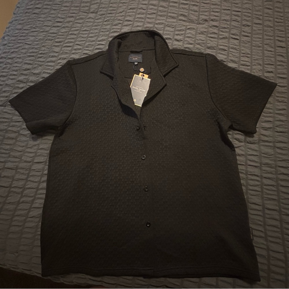 Men's Black Short Sleeve Polo Shirt